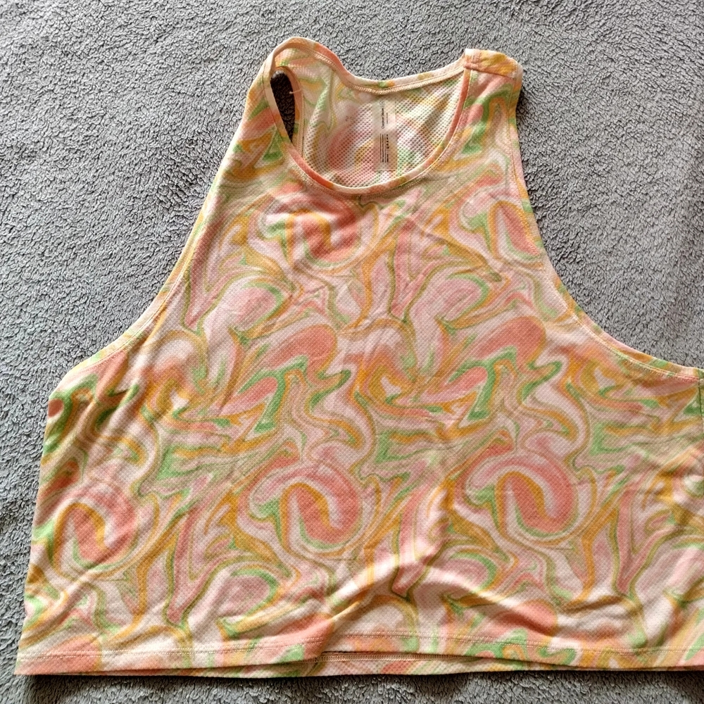 Outdoor Voices Lot Of 2 Mesh Crop Tank Top, Bra Sz M - Picture 5 of 7